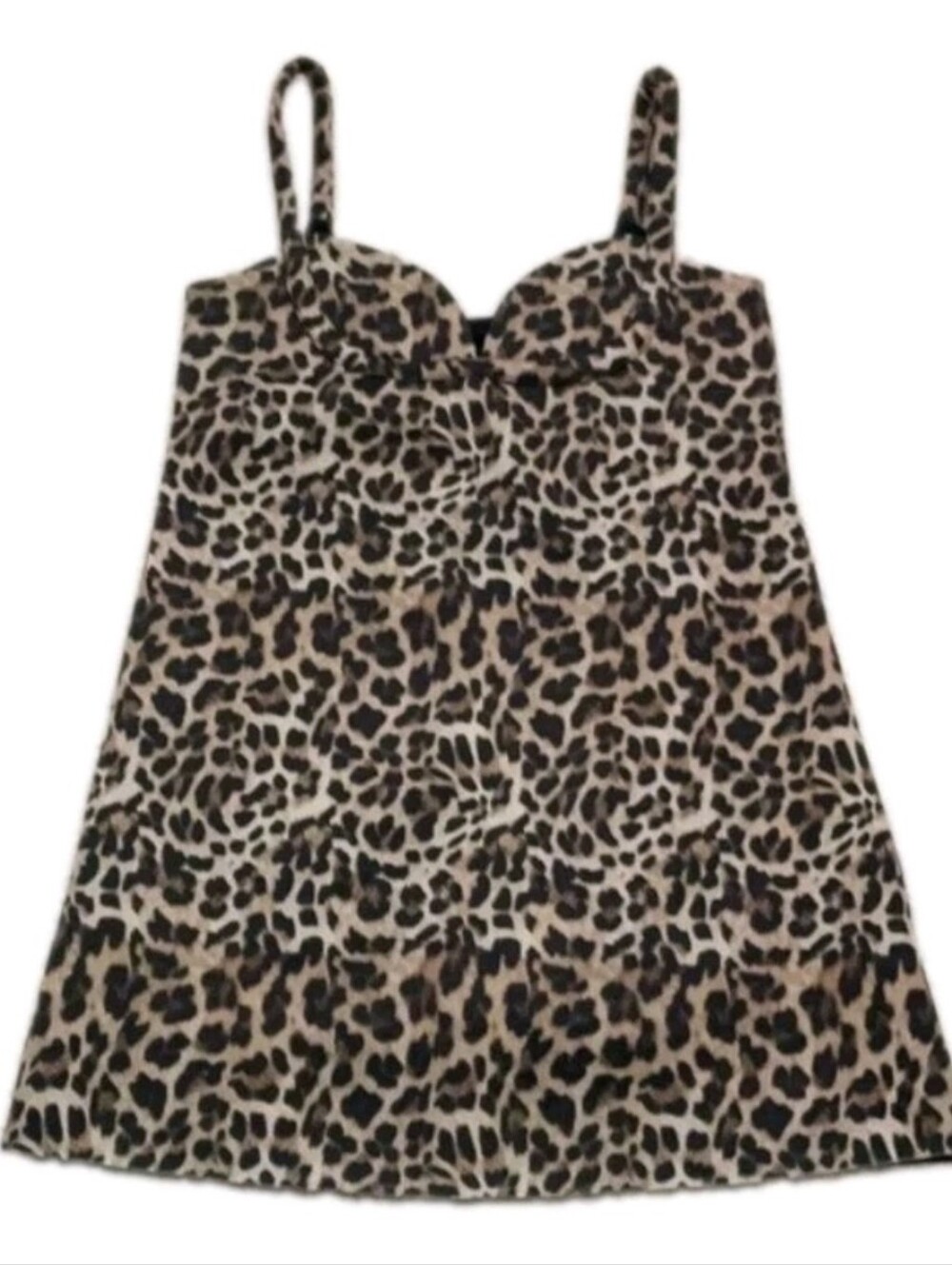 Dhruv Kapoor Anthropologie Leopard Animal Print Scuba Mini Dress Mobwife Goth